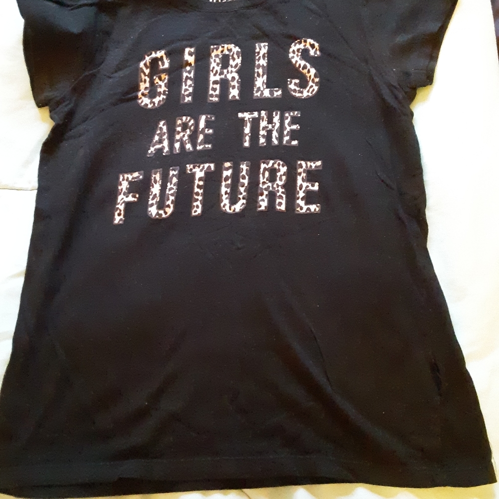 *Place* (Size 10/12) Black and Leopard Print